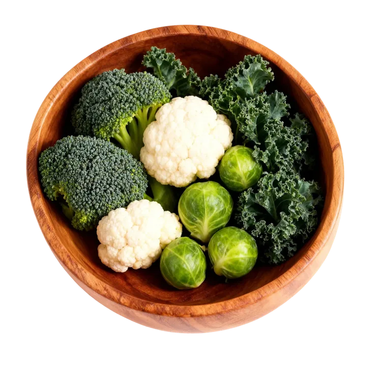 Brócoli, coliflor, kale y coles de Bruselas, fuente natural de DIM