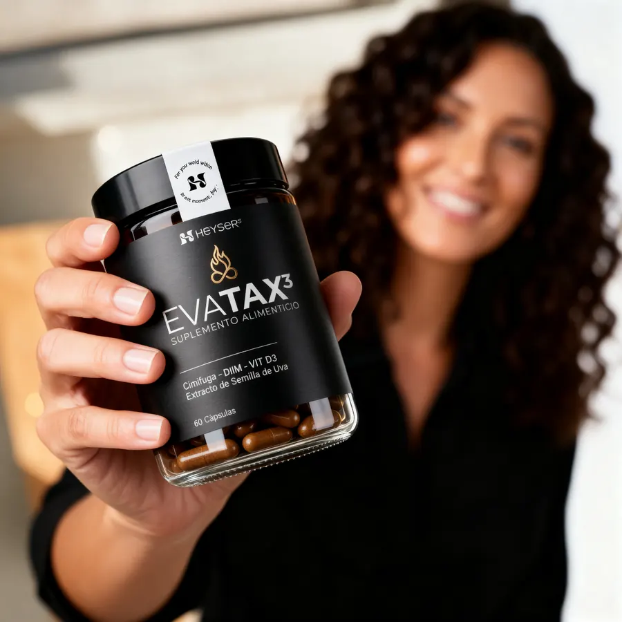 Mujer mostrando su EVATAX3