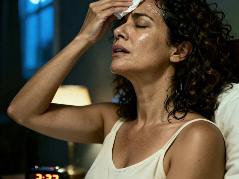 Mujer despierta de madrugada